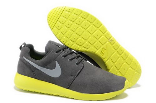 Online Shopping Nike Roshe Mens Running Shoes Wool Skin For Sale Grey Yellow Canada